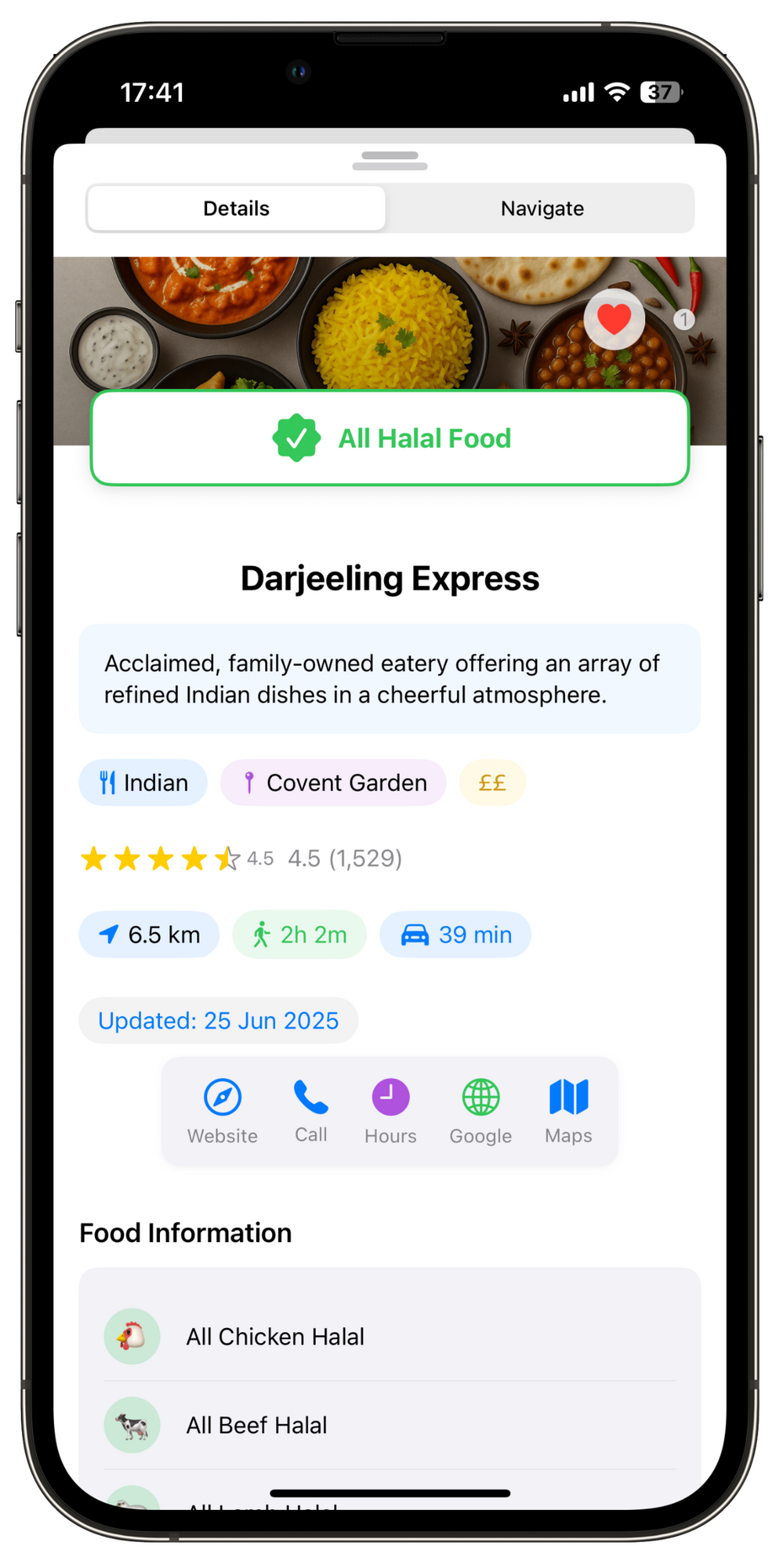 halal maps restaurant sheet